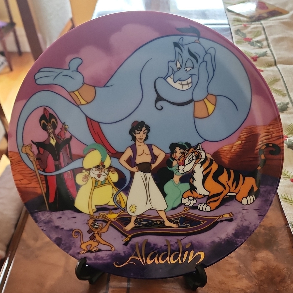 Disney Limited Edition Aladdin Porcelain Plate